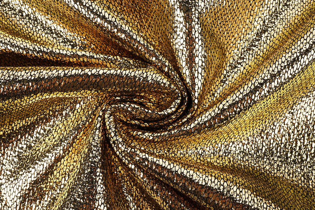 Party Bling Schlangenprint Gold