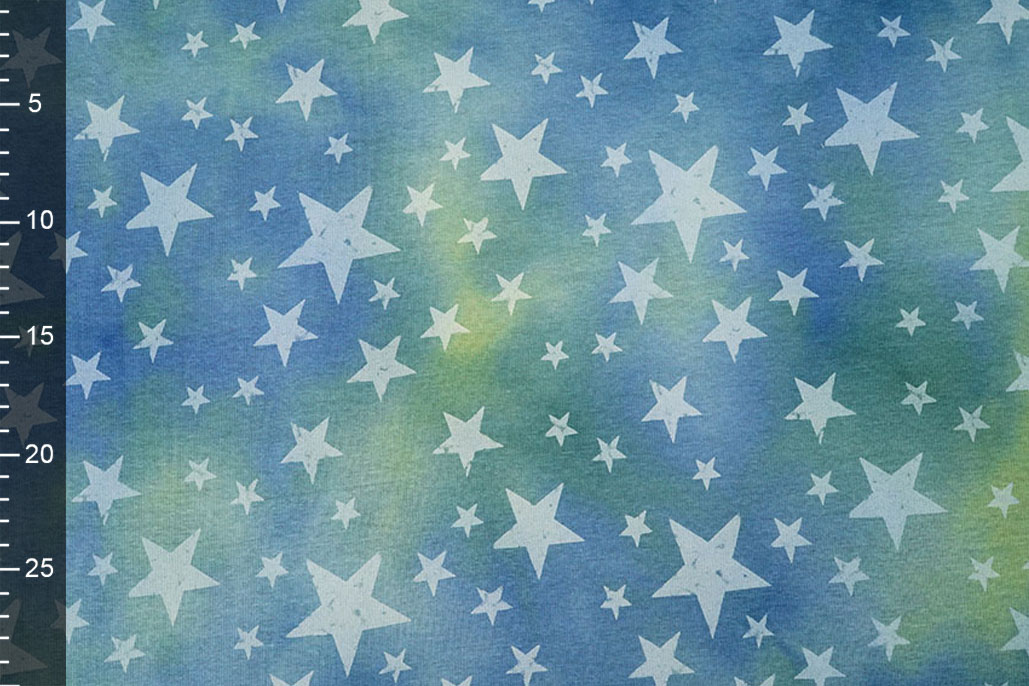 Jogging Tie Dye Sterren Groen Jeans