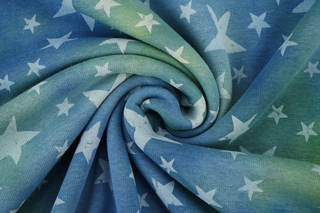 Jogging Tie Dye Sterren Groen Jeans