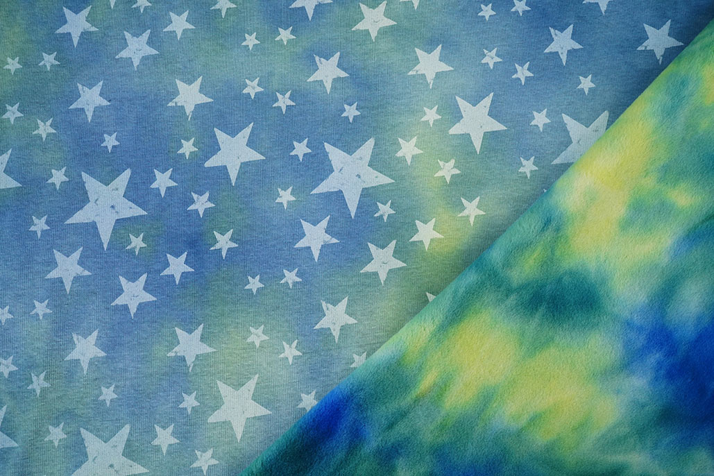 Jogging Tie Dye Sterren Groen Jeans