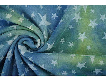 Jogging Tie Dye Sterren Groen Jeans