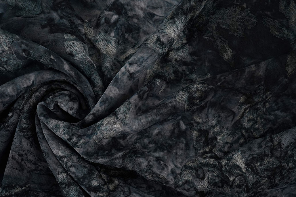 Tie Dye Jacquard Grau