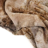 Tie Dye Jacquard Beige Brown
