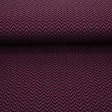 Viscose Jacquard Zigana 3-Tone Fuchsia