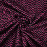 Viskose Jacquard Zigana 3-Tone Fuchsia