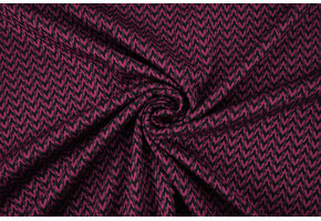 Viskose Jacquard Zigana 3-Tone Fuchsia