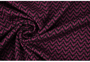 Viskose Jacquard Zigana 3-Tone Fuchsia