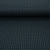 Viscose Jacquard Zigana 3-Tone Petrol