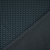 Viscose Jacquard Zigana 3-Tone Petrol