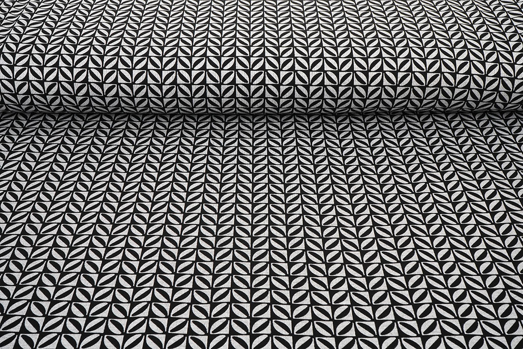 Viskose Punta Di Roma Geo Print 2