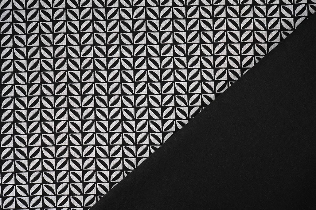 Viscose Punta Di Roma Geo Print 2