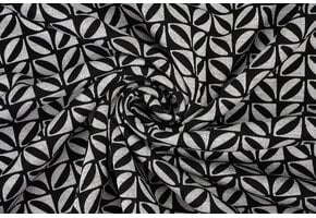 Viscose Punta Di Roma Geo Print 2