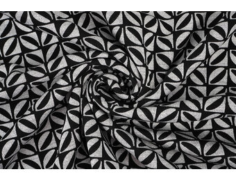 Viscose Punta Di Roma Geo Print 2