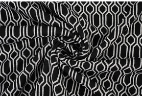 Viscose Punta Di Roma Geo Print 3