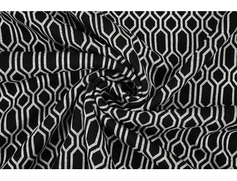 Viscose Punta Di Roma Geo Print 3