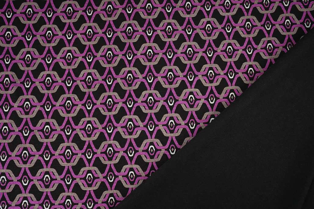 Viskose Punta Di Roma Retro Chain Rosa