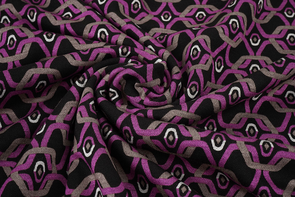 Viskose Punta Di Roma Retro Chain Rosa