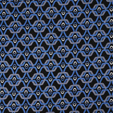 Viscose Punta Di Roma Retro Chain Blauw