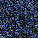 Viscose Punta Di Roma Retro Chain Blue