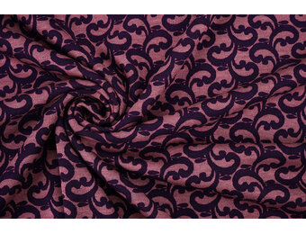 Viscose Punta Di Roma Curly Roze