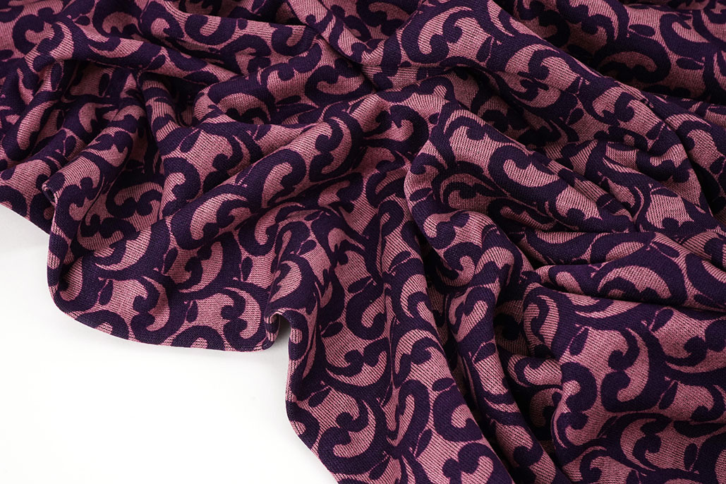 Viscose Punta Di Roma Curly Roze