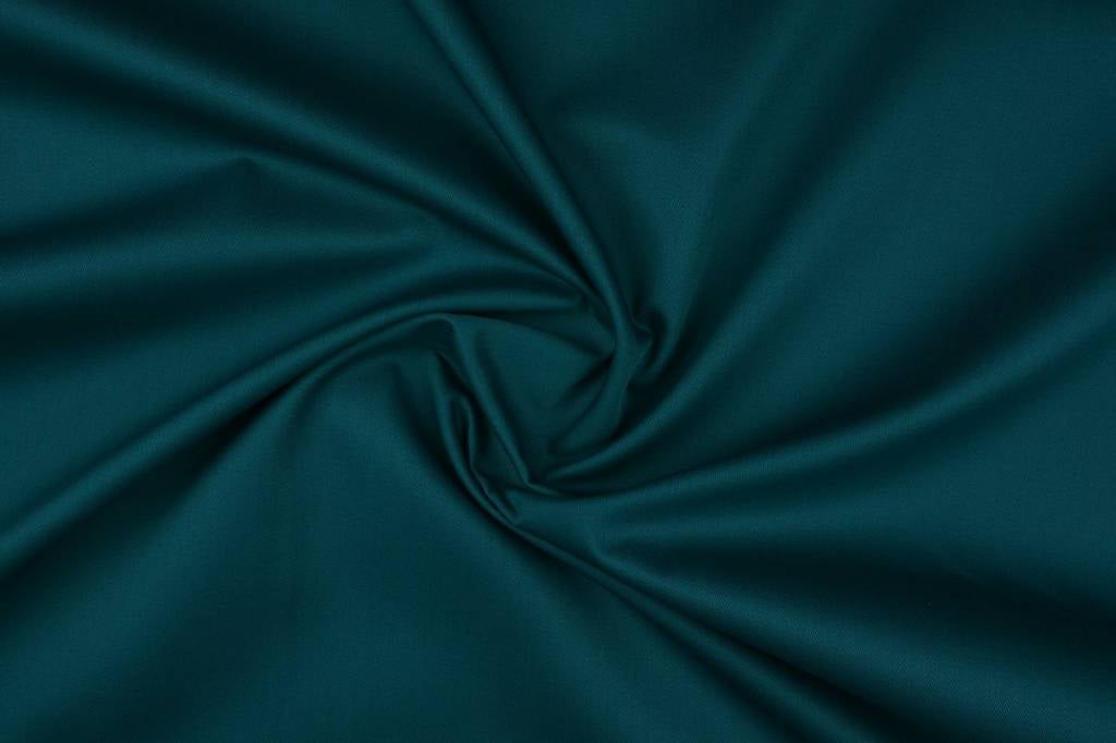Keperkatoen Petrol Blauw