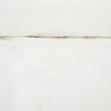 Doppelseitig Gesteppter Stoff Off-White