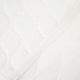 Doppelseitig Gesteppter Stoff Off-White