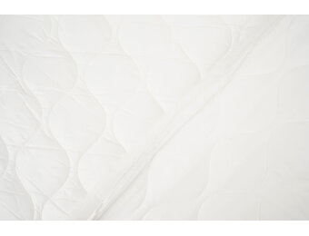 Doppelseitig Gesteppter Stoff Off-White