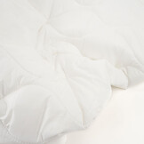 Doppelseitig Gesteppter Stoff Off-White