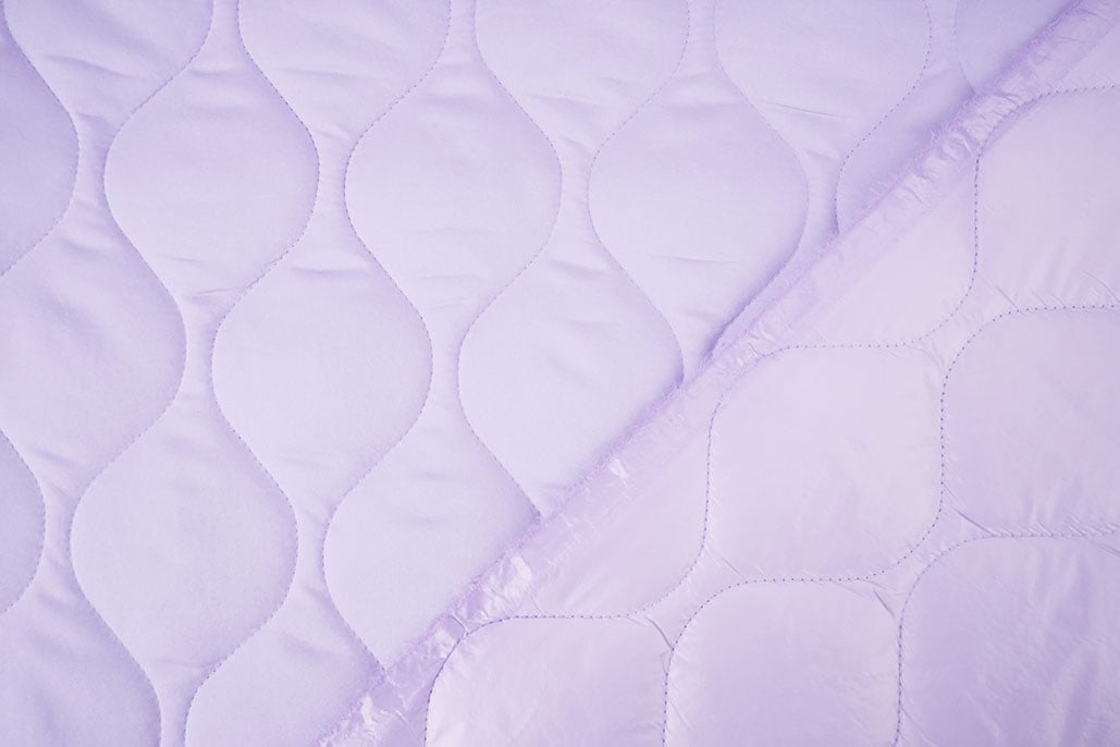 Double-sided Quilted Fabric Lilac