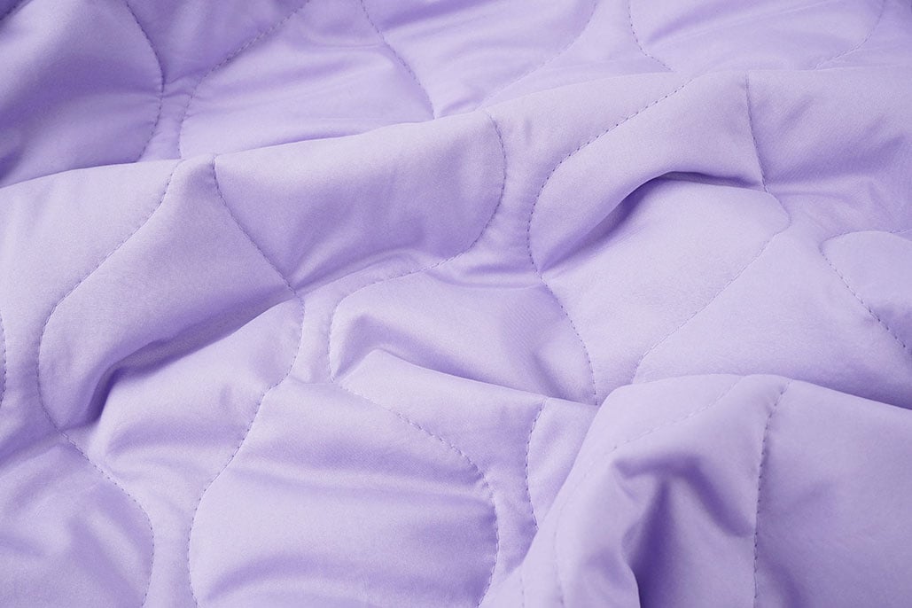 Double-sided Quilted Fabric Lilac