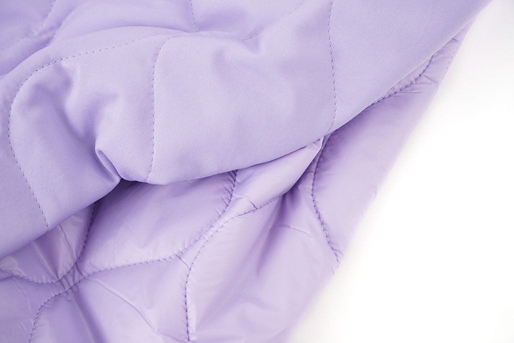 Double-sided Quilted Fabric Lilac