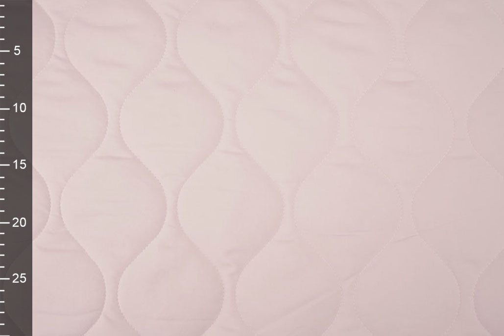 Dubbelzijdig Gewatteerde Stof Licht Oud Roze