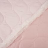 Double-sided Quilted Fabric Light Old Pink