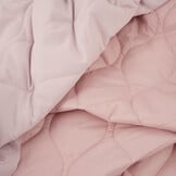 Double-sided Quilted Fabric Light Old Pink