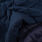 Dubbelzijdig Gewatteerde Stof Marine Blauw