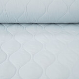 Doppelseitig Gesteppter Stoff Hell Grau Jeans