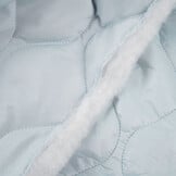 Double-sided Quilted Fabric Light Grey Jeans