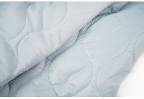 Doppelseitig Gesteppter Stoff Hell Grau Jeans