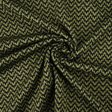 Viscose Jacquard Zigana 3-Tone Mosgroen