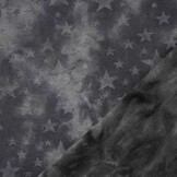Sweatstoff Tie Dye Sterne Grau