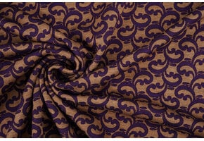 Viscose Punta Di Roma Curly Mocha Brown