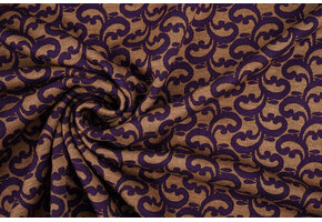 Viscose Punta Di Roma Curly Mokka Bruin