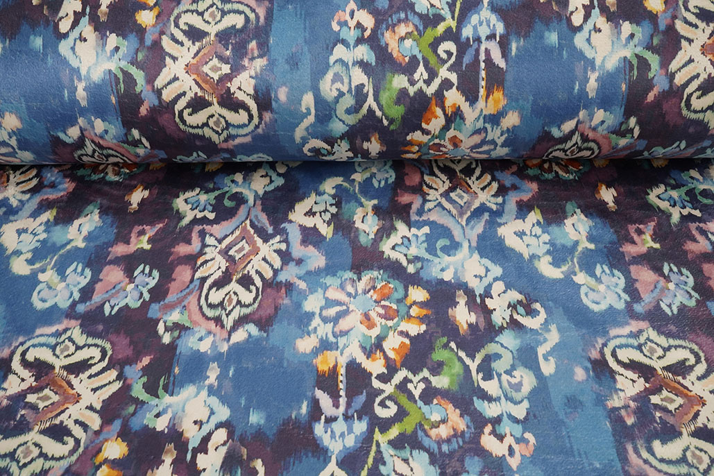 Velours de Polar 2-Side Watercolor ZigZag