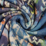 Velours de Polar 2-Side Watercolor ZigZag