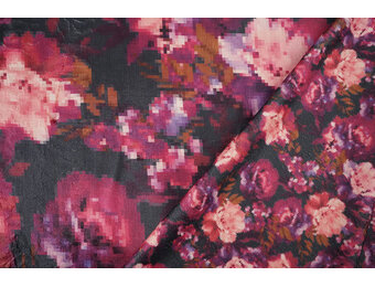 Velours de Polar 2-Side Pixel Flowers
