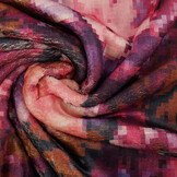Velours de Polar 2-Side Pixel Flowers