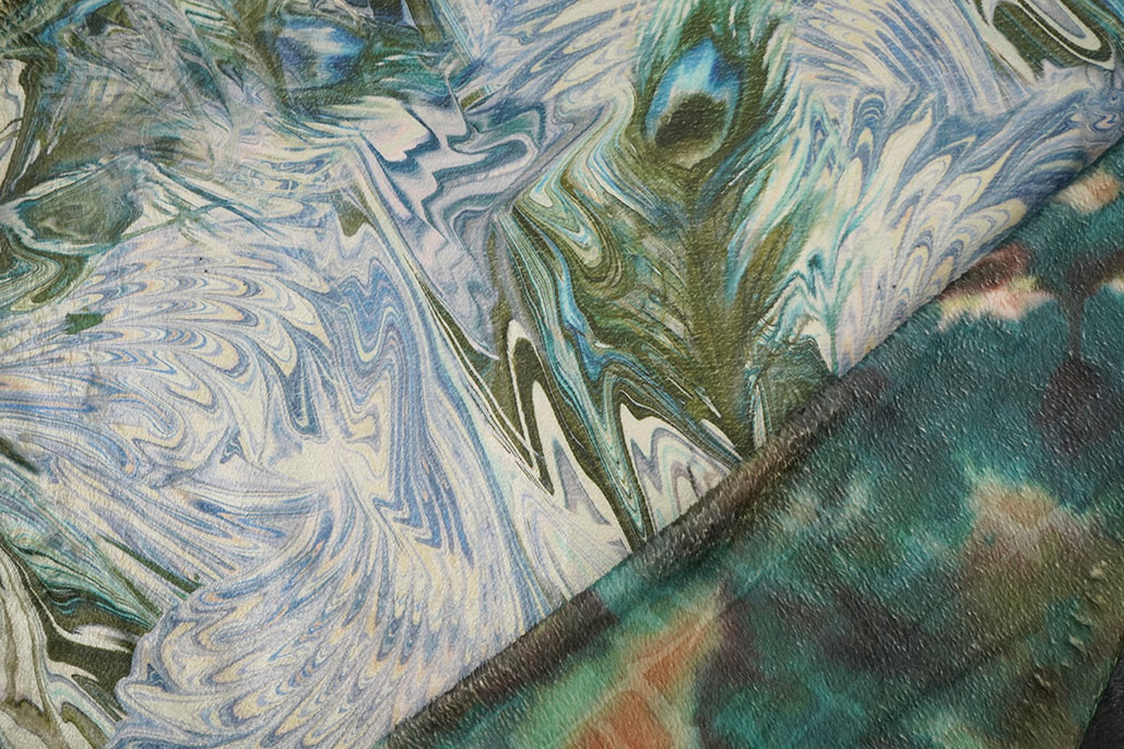 Velours de Polar 2-Side Aquarel Bark