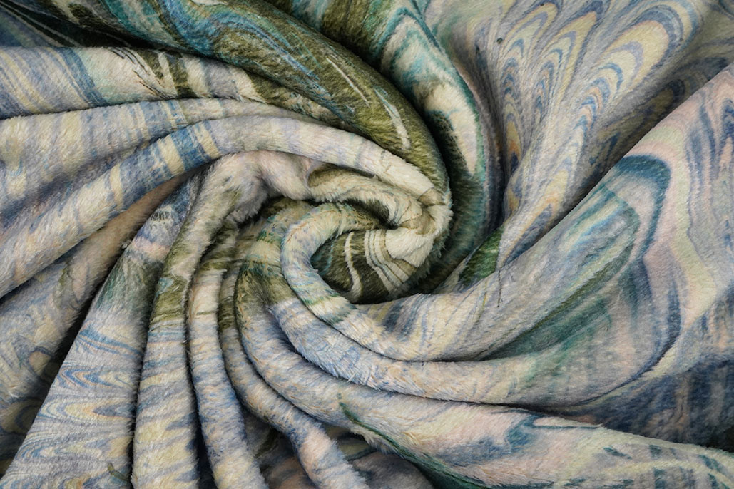 Velours de Polar 2-Side Aquarel Bark